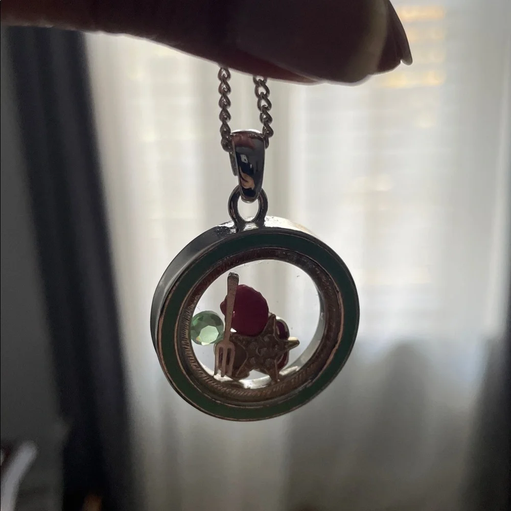 Disney Vintage Ariel Floating Charms Necklace